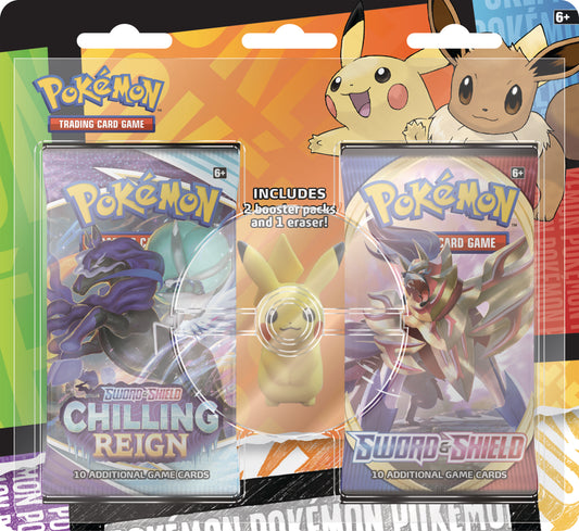 Pokemon Back To School Eraser Blister - PokeRand