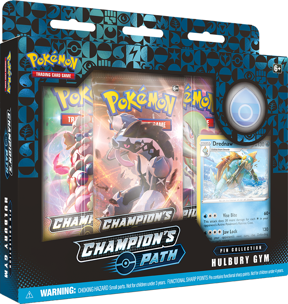 Champion's Path Pin Collection - Hulbury Gym - PokeRand