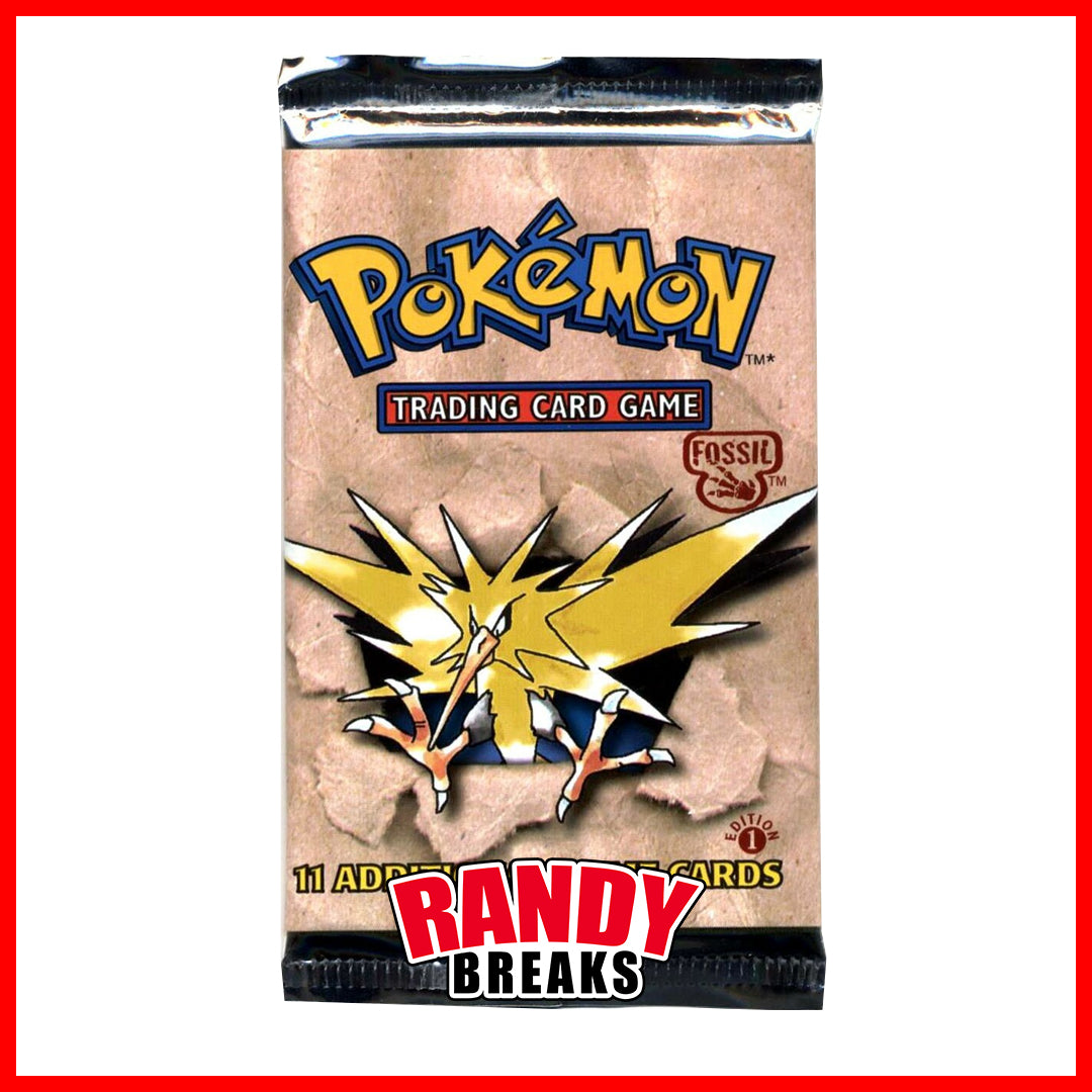 LIVE BREAK: Fossil 1ST EDITION Single Pack - PokeRand
