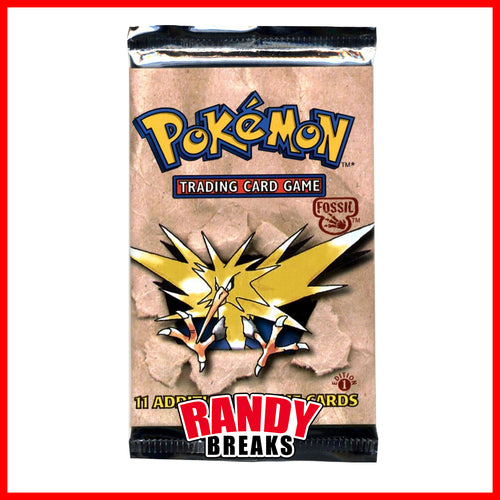 LIVE BREAK: Fossil 1ST EDITION Single Pack - PokeRand