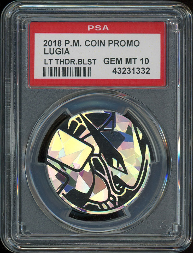 Lugia Coin (PSA 10) - Lost Thunder - PokeRand