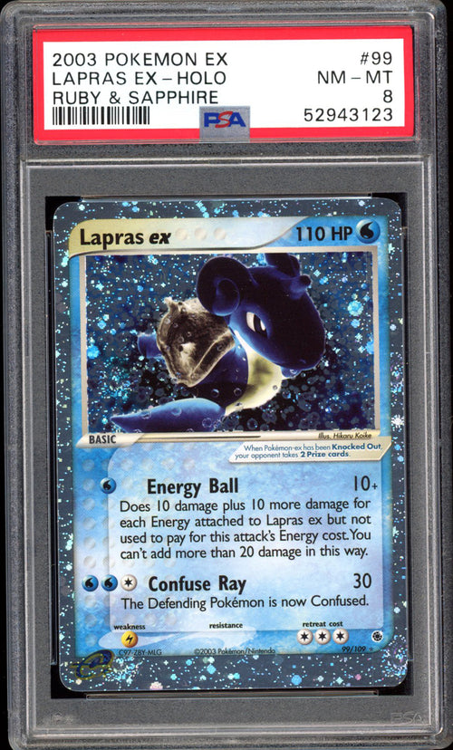Lapras Ex - Holo - Ruby & Sapphire (PSA 8) - 99/109 - PokeRand