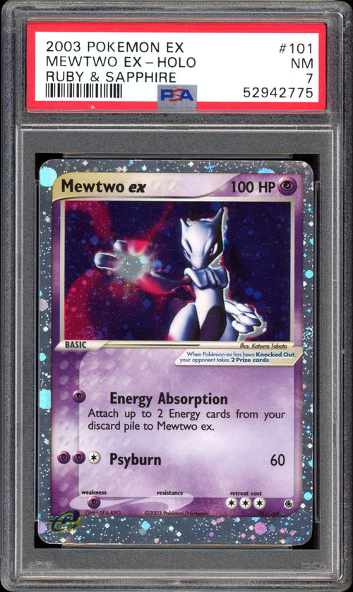 Mewtwo Ex - Holo - Ruby & Sapphire (PSA 7) - 101/109 - PokeRand
