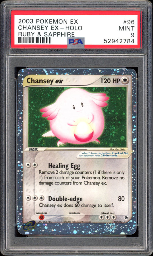 Chansey Ex - Holo - Ruby & Sapphire (PSA 9) - 96/109 - PokeRand