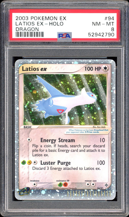 Latios Ex - Holo - Dragon (PSA 8) - 94/97 - PokeRand