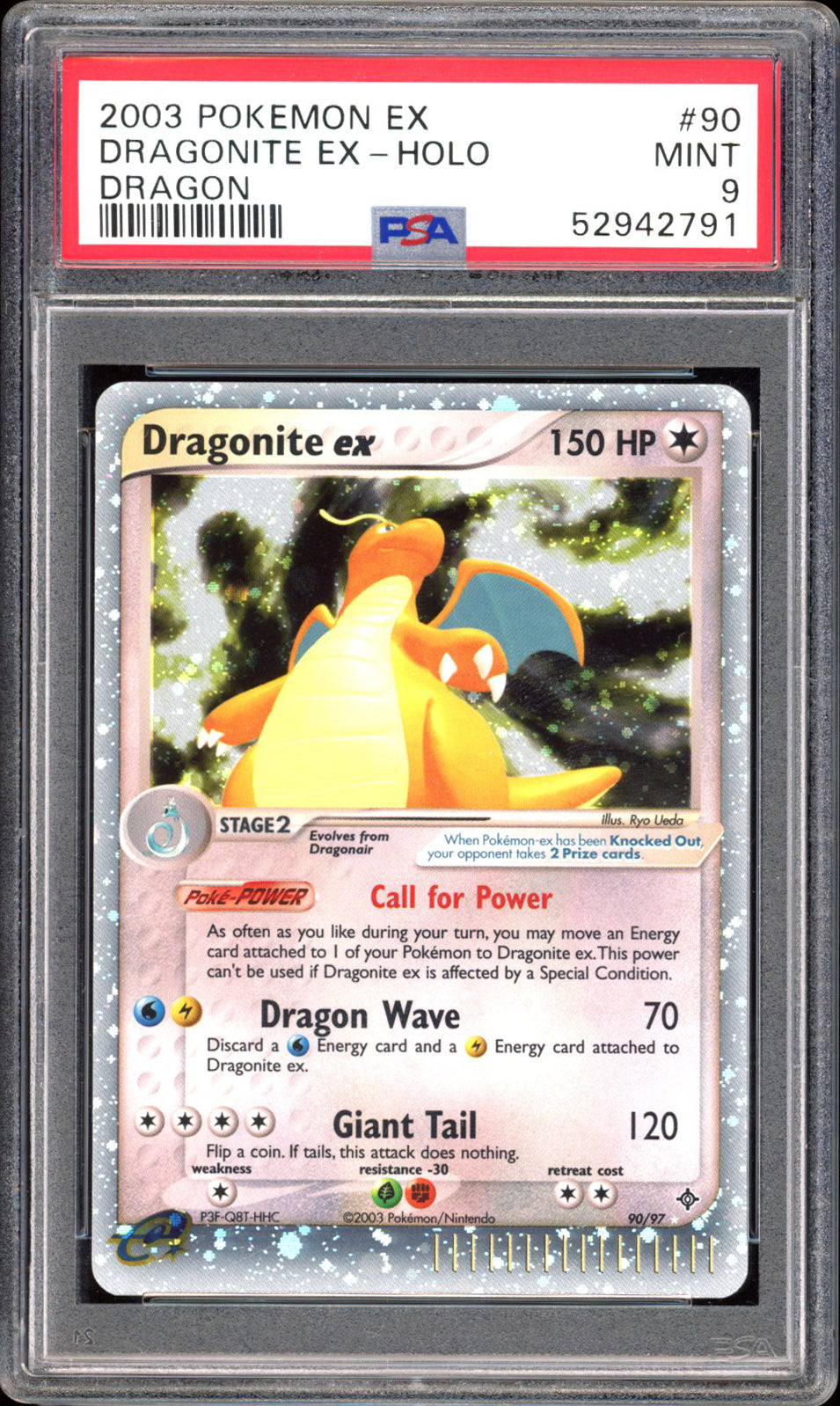Dragonite Ex - Holo - Dragon (PSA 9) - 90/97 - PokeRand