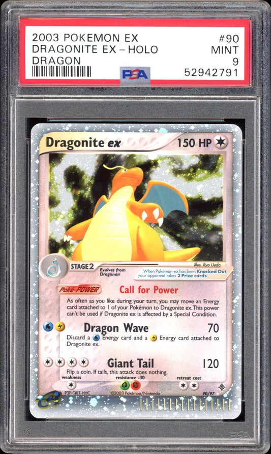 Dragonite Ex - Holo - Dragon (PSA 9) - 90/97 - PokeRand
