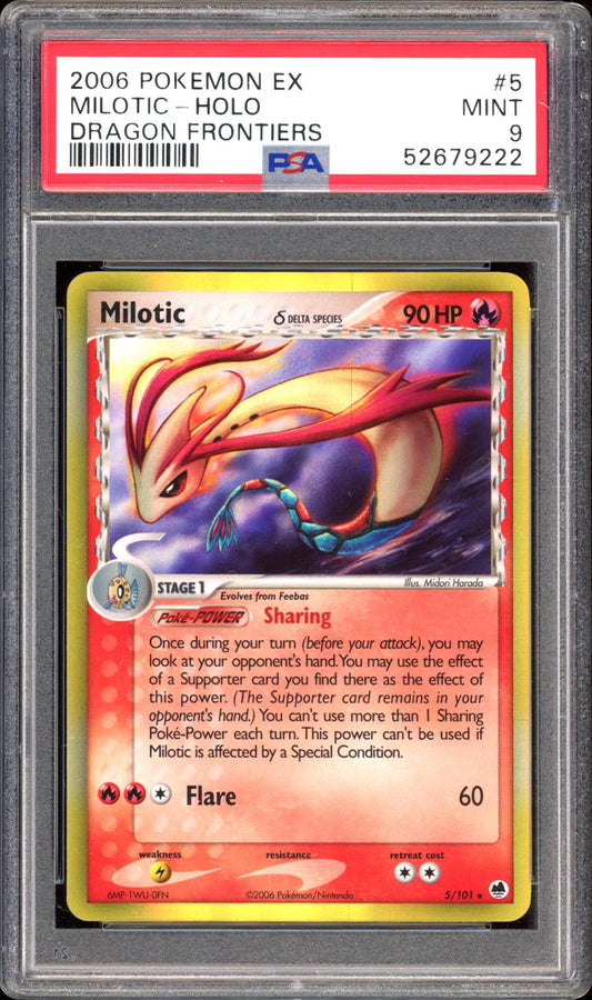 Milotic - Holo - PSA 9 - Dragon Frontiers - #5 - PokeRand