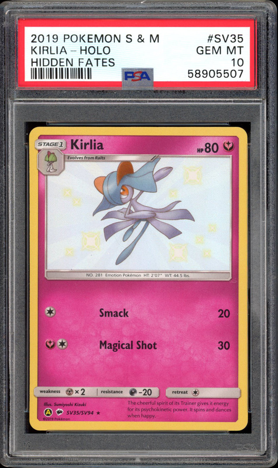 Kirlia - PSA 10 - SV35/SV94 - Hidden Fates - PokeRand