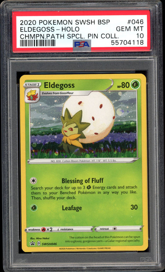 Eldegoss - Holo - SWSH046 - PSA 10 - Promo - PokeRand
