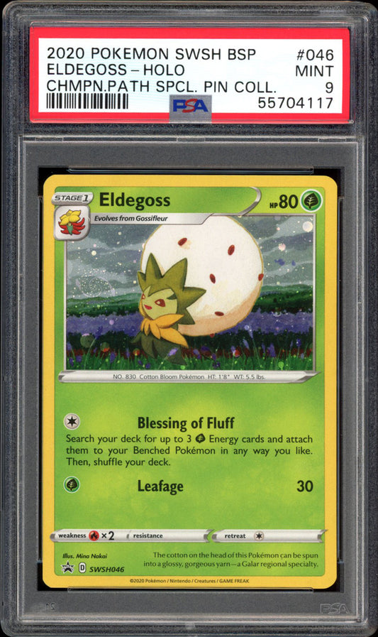Eldegoss - Holo - SWSH046 - PSA 9 - Promo - PokeRand