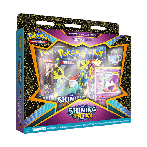 Shining Fates Mad Party Pin Collection - Polteageist (Pre Order) - PokeRand