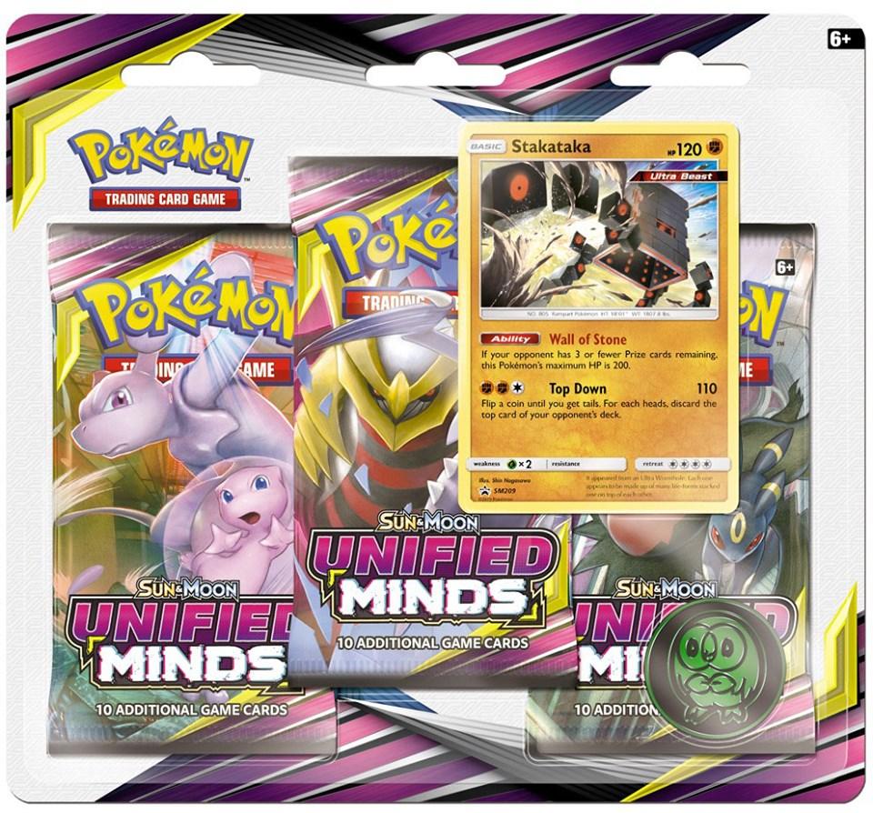 3 Pack Blister (Stakataka) - Unified Minds - PokeRand